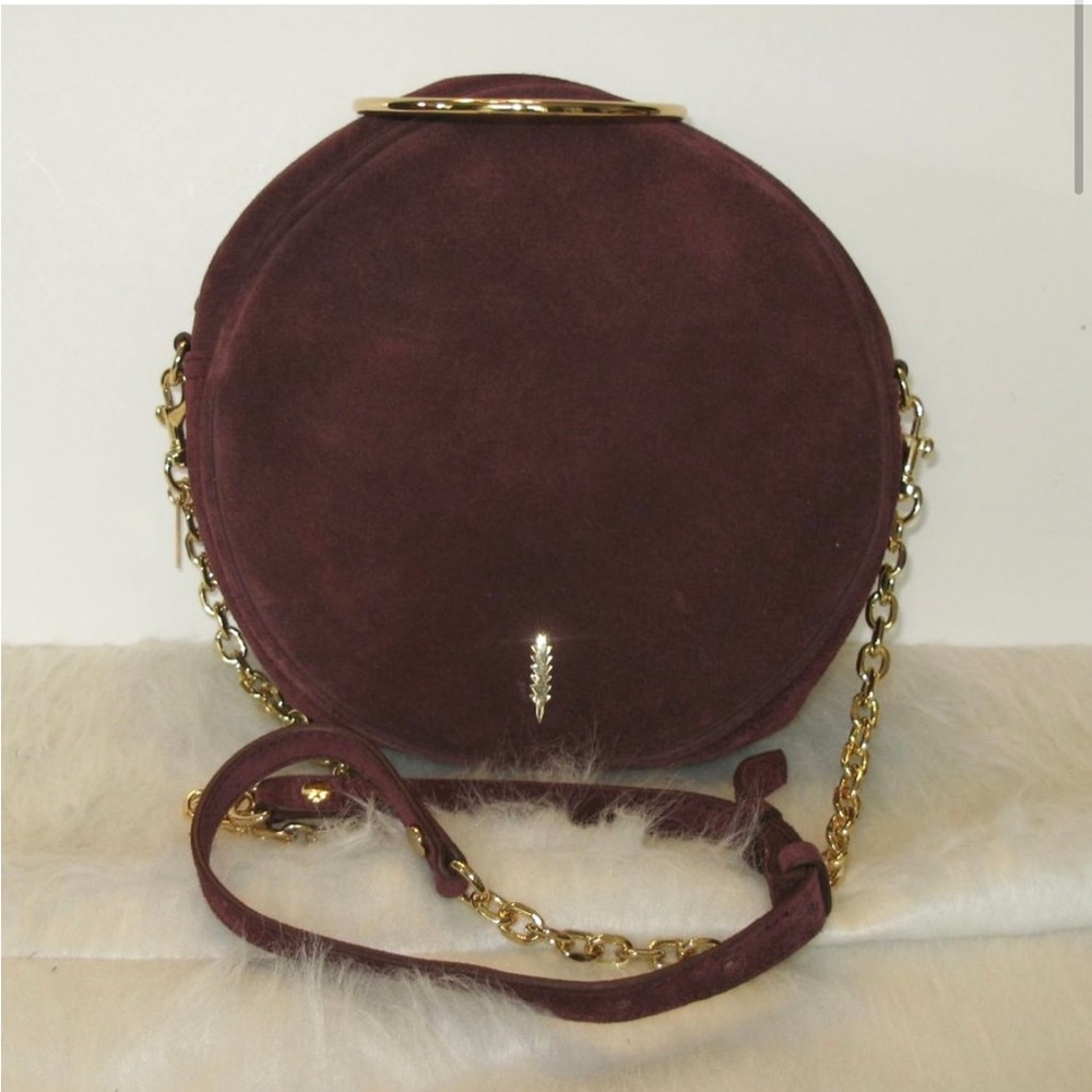 Thacker Convertible Leather Circle Crossbody Hand… - image 1